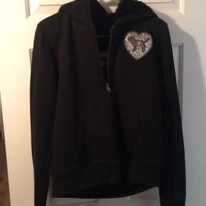 Pink furry Black Jacket OBO